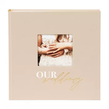 Goldbuch Our Wedding fotoalbum 30x31 cm 60 hvide sider bryllup 08038
