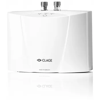 CLAGE MCX 3 Electronic Mini-Instantaneous Water Heater, 3.5 kW, 230 V, Horizontal, White