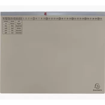 Exacompta 370210B mappe - karton - grå - 320 g/m² - 265 x 316 mm - A4