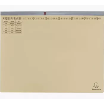 Exacompta 370222B mappe - karton - 320 g/m² - 265 x 316 mm - blå - 1 stk.