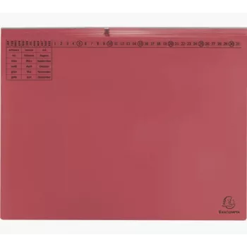 Exacompta 370303B konventionel mappe - karton - rød - 320 g/m² - 265 mm - 316 mm