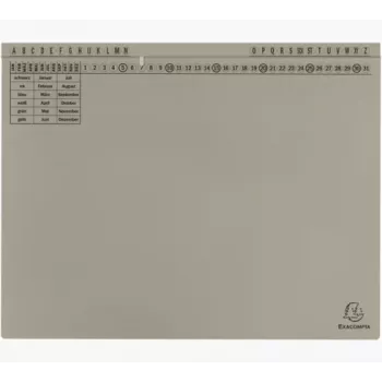 Exacompta 371110B arkivmappe - karton - grå - 320 g/m² - 265 x 316 mm