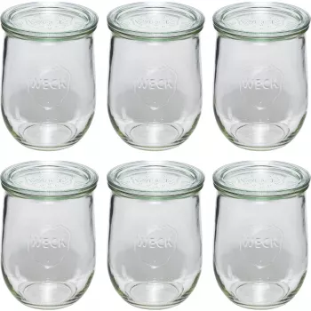 WECK Tulip Jar 1062ml sæt med 6