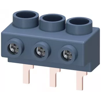 SIEMENS SIRIUS 3RV1915-5A indføringsklemme, 3-polet, skrueklemme, 690 V, IP20