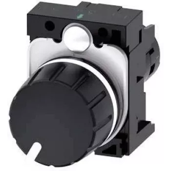 Siemens 3SU1200-2PS10-1AA0 SIRIUS ACT Potentiometer 10 kOhm, 22 mm, sort, Skrueklemme