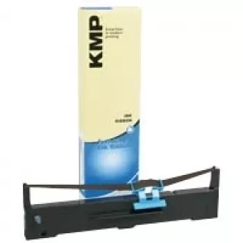 KMP farvebånd til Epson LQ 590 / FX 890, nylon, sort, genopfyldelig, 12,7 mm x 17 m (1984.0501)