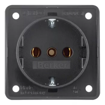 Berker Schuko-stikkontakt 941852505 antracit mat