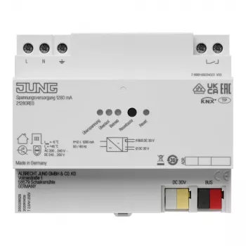 JUNG KNX strømforsyning 1280mA 21280 REG DIN-skinne