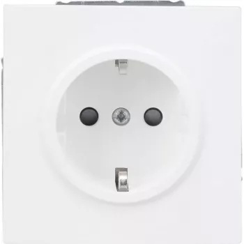 Busch-Jaeger SCHUKO-stikkontakt 20 EUCB-44M Safety+ indbygningsstikkontakt, alpin hvid