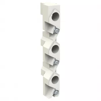 ABB ZE60 Reitersicherungsblock 2CPX061045R9999 Fuse Holder Block 1-pole 32A 690V AC 10x38mm Grey