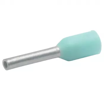 Klauke 168TL isoleret endehylse - 0,34 mm² - AWG 22 - fortinnet - turkis - polypropylen