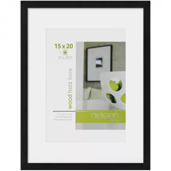 NIELSEN DESIGN Apollon Black Wood fotramme A4 21x29,7 cm 8988046