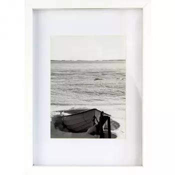 NIELSEN DESIGN Nielsen Aura hvid 21x29,7 træ billedramme med passepartout 1121001