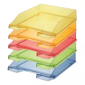 HAN brevkurv gul-transparent A4