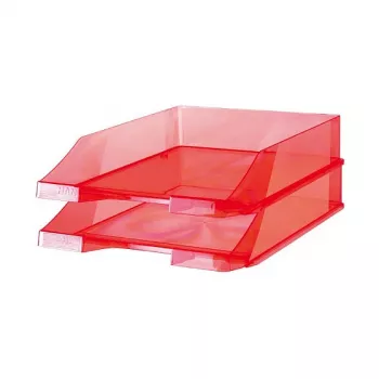 HAN standard-brevkurv - transparent rød - DIN A4/C4/Folio - KLASSIK-serien
