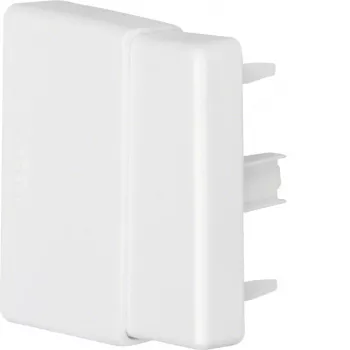 Hager LFF6006069016 justerbart endestykke trafikhvid (RAL 9016) til 60x60 mm kabelkanal