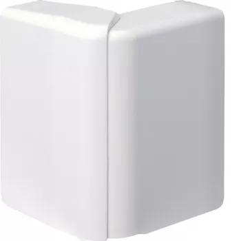 Hager udvendigt hjørne SL2008039016 20x80 mm trafikhvid (RAL 9016) til Tehalit SL kabelkanal