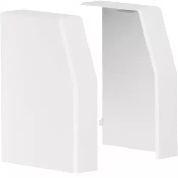 Hager endekappe til kabelkanal RK 110, 110x60 mm, ren hvid (RAL 9010), par