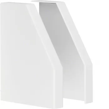 Hager endekappe til RK 190 L 2239, ren hvid (RAL 9010), par