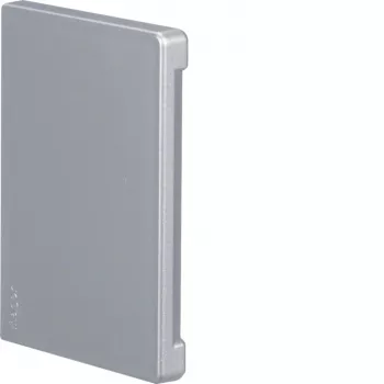 HAGER afslutningsstykke halogenfri BR 65x100 mm dækbredde 80 mm lakeret aluminium (BR651006LAN)