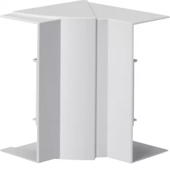Hager BR651704H9016 justerbar indvendig hjørnebøjning til BR/A/S kabelkanal 68x170 mm hvid RAL 9016