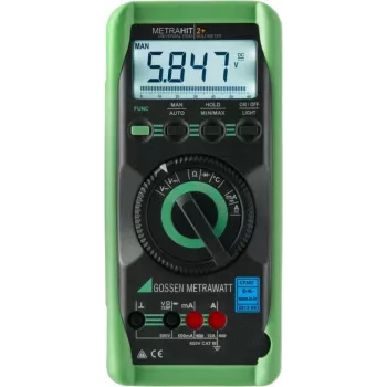 GMC Instruments METRAHIT 2+ digitalmultimeter 6000 digits True RMS CAT III 600 V / CAT II 1000 V