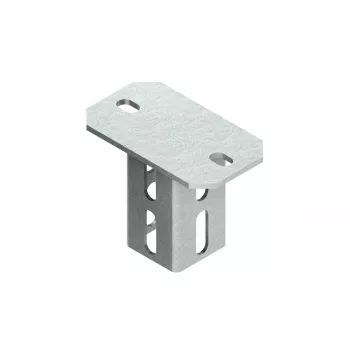Niedax KU5050 skruehovedplade til profil U 5050, varmgalvaniseret efter DIN EN ISO 1461