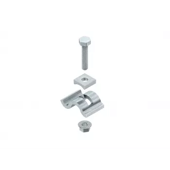 Niedax SPKM 25 F klemklo, 25 mm klemområde, varmgalvaniseret stål
