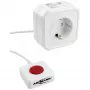 ANSMANN 1260-0002 energisparestikdåse hvid Schuko-stik 1 stk.