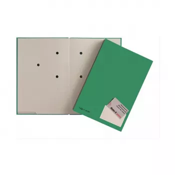 PAGNA præsentationsmappe A4 karton grøn satin højformat 24205-03