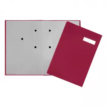 PAGNA Signature Folder 20 rum - A4 - karton - rød - hvid - højformat - 240 mm - 25 mm