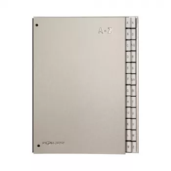 Pagna 24249-14 dokumentmappe Color 24 lommer A–Z, A4, sølv