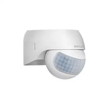 ESYLUX MD 180 Basic Passiv infrarød bevægelsessensor, vægmontering, hvid, IP44, 2,5 m kabel