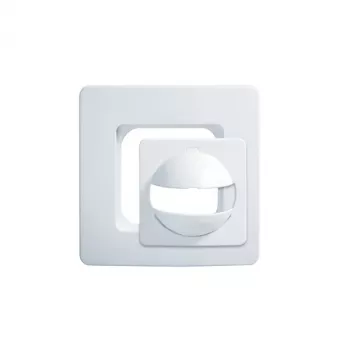 ESYLUX EM10055119 360° PIR-bevægelsessensor hvid overflademontering 8m rækkevidde 230V