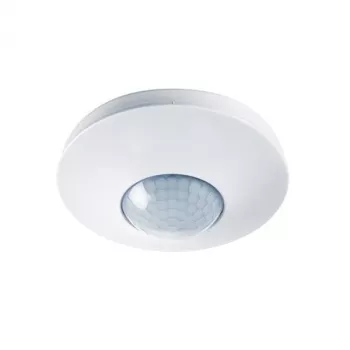 ESYLUX tilstedeværelsessensor PD-C360i/8 UC, 360° PIR, 8 m, loftmontering, hvid