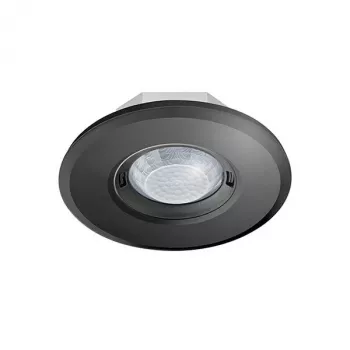 ESYLUX PD-FLAT 360i/8 RB loftbündig bevægelsessensor, sort, 360°, 8 m rækkevidde