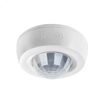 ESYLUX EB10430848 loft-bevægelsessensor overflademontering 360° hvid IP40