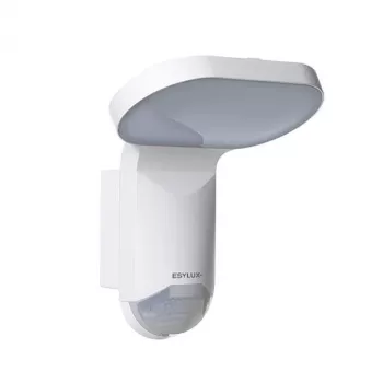 ESYLUX WILMA WL 200 OP MD 1600lm 4000K IP65 hvid udendørs LED-floodlight med bevægelsesmelder