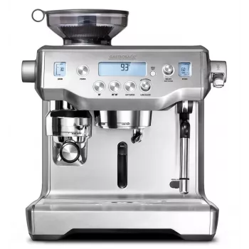 Gastroback 42640 halvautomatisk espressomaskine med kværn, 1600 W, rustfrit stål