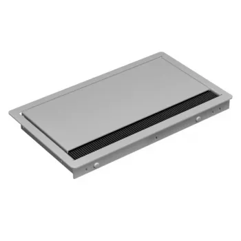 Bachmann CONI COVER short - indbygningsstikdåse med 3 Schuko-stikdåser, 2 m kabel, sort
