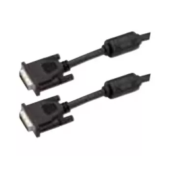 Bachmann DVI-D Single Link-kabel - DVI-D (18+1 pin) stik til DVI-D (18+1 pin) stik - 5 m - sort