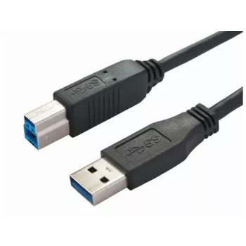 Bachmann 917.1203 USB 3.2 Gen 1-kabel - USB A til USB B - 3 m - sort
