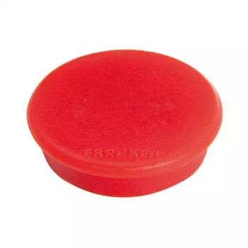 Franken GmbH magnet 13 mm rund rød hæftkraft 100 g pakke med 10 stk.