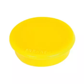 FRANKEN whiteboardmagnet 13 mm gul hæftkraft 100 g pakke med 10