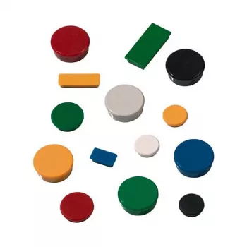 FRANKEN whiteboardmagnet 13 mm gul hæftkraft 100 g pakke med 10