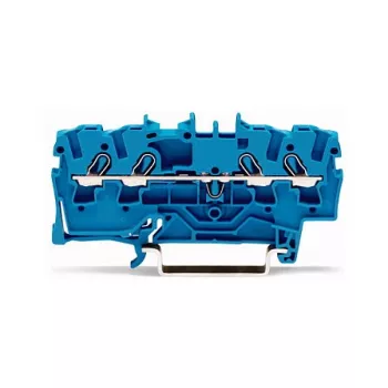 WAGO 2002-1404 4-Conductor Through Terminal Block, 2.5 mm²