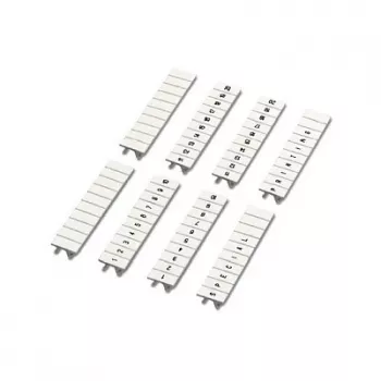 Phoenix Contact ZB 5 QR Terminal Block Marker Strip, White, 5 mm, Numbers 11-20, 10 Pieces (1050020:0011)