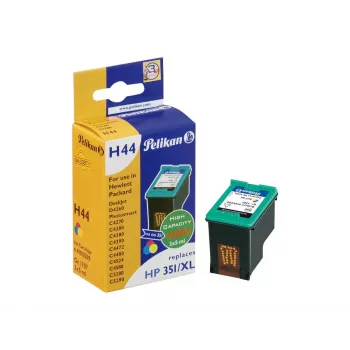 Pelikan genfremstillet blækpatron til HP 343 (CB338EE) - trefarvet