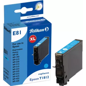 Pelikan kompatibel blækpatron til Epson T1812 cyan 4,6 ml 180 sider