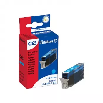 Pelikan kompatibel blækpatron til Canon CLI-571C XL cyan high yield 11 ml